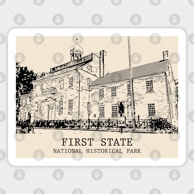 First State National Historical Park Magnet by Lakeric